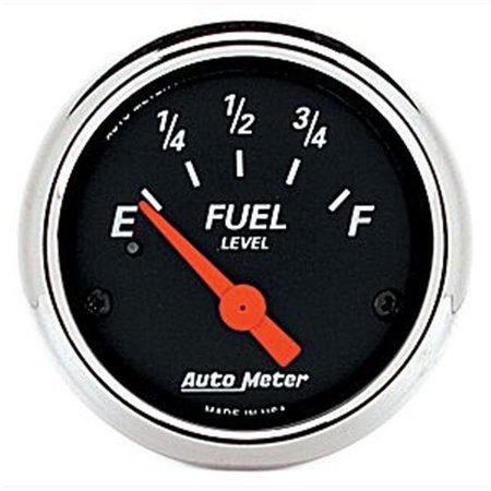 AUTO METER AUTO METER 1424 Designer Black Fuel Level Gauge A48-1424